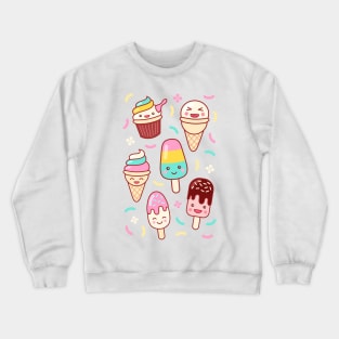 Ice Cream Emoji Mashup #5 Crewneck Sweatshirt